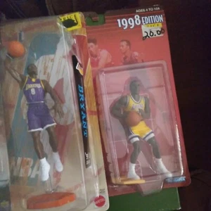 Kobe Bryant Holiday Special Package 2 Figurines with card and 1 hot wheels car - Picture 1 of 6