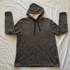 Fabletics The Taj Kapuzenpullover Gr. XL gesprenkelt anthrazit Frottee innen - Bild 1 von 10