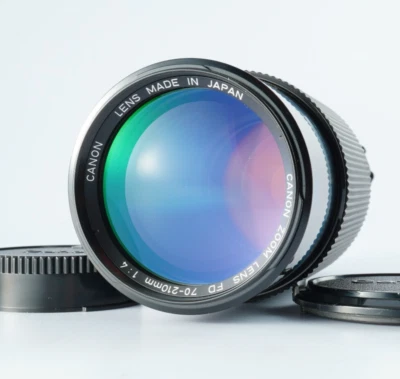 EX Canon New FD 70-210mm F/4 NFD MF Macro Zoom Lens From JAPAN - Image 1 of 4