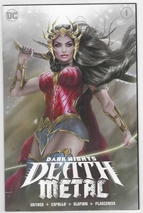 DARK NIGHTS DEATH METAL 1 VARIANTE EXCLUSIVA DE EXPOSICIÓN CÓMICA NATALI SANDERS - Imagen 1 de 1