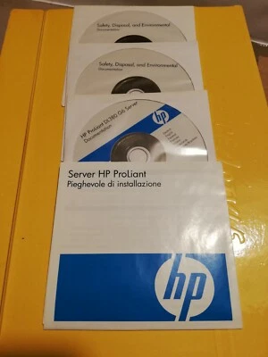 HP Proliant DL380 G6 Server - 3xCD Setup Poster - V.495626-021 - Come nuovo - Immagine 1 di 3