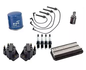For 95-02 Saturn 1.9L SOHC Vin Code (8) (9) Spark Plug Wires Plugs Coils Air Oil - Picture 1 of 6