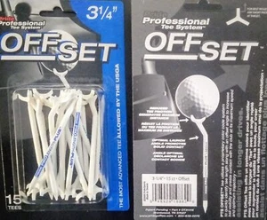 Pride OT31415 Professional Offset Golf Tees 3-1/4" 2 packs of 15pcs - Picture 1 of 1