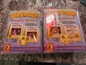 Teddy Ruxpin Treasure Series 1 y 2 2006 libros de imágenes y cuentos, cartuchos - Imagen 1 de 8