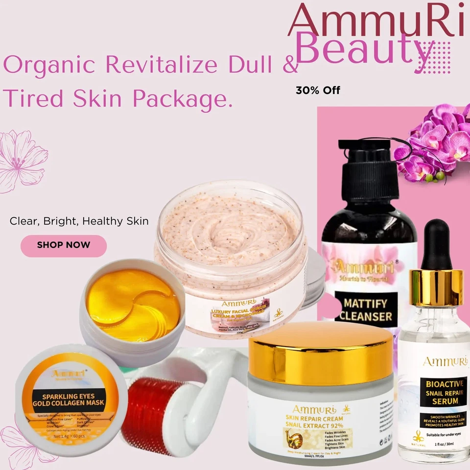 Paquete de productos Ammuri Skincare revitalize piel opaca Foto 1 de 1