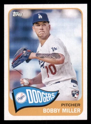 2023 Topps Archives #166 Bobby Miller RC - Image 1 of 2