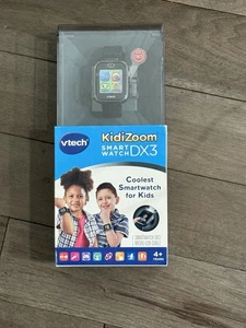VTech KidiZoom DX3 Black Games Camera Learning Time Children’s Smartwatch New - Picture 1 of 6