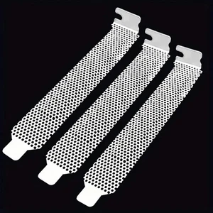 🛠️ 5PCS Durable Hard Steel PCI Slot Covers – WHITE Blanking Plates + Screws⚡🆕 - Zdjęcie 1 z 5