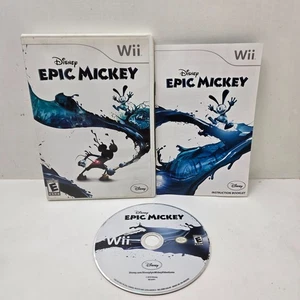 Disney Epic Mickey (Nintendo Wii, 2010) Complete and Tested - Picture 1 of 8