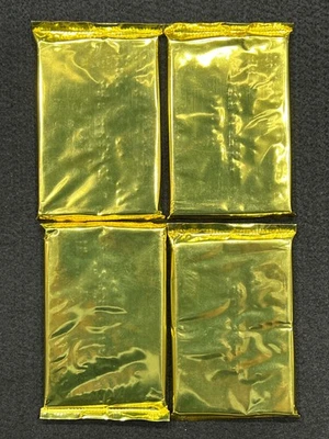1993 Action Packed NASCAR Racing Factory Sealed Gold Foil Promo Pack Lot (4) - Image 1 of 2