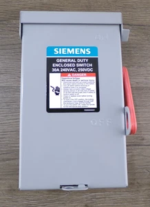 Nuevo Interruptor Cerrado Siemens GF321NRA 30A 240V 3 Polos S6 - Imagen 1 de 4