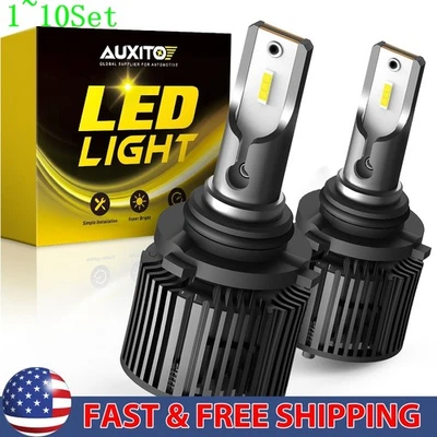 AUXITO 9006 LED Conversion Bulb Headlight Low Beam Lamps Cool White 200W 1-10Set - Image 1 of 4
