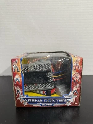 ToyVelt Wrestling Arena Contend Super Wrestler Warriors Toys with Ring New - Image 1 of 4