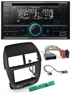 Kenwood CD 2DIN DAB USB MP3 Bluetooth Autoradio für Mitsubishi ASX 2010-2014 - Bild 1 von 8