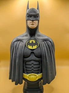 Batman Bust 1992 - 12" Collectible Statue, Keaton Batman Art, Batman Gift - Picture 1 of 3