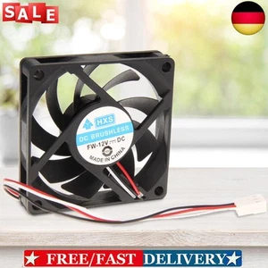 70mm Computer CPU Cooling Fan DC 12V 3Pin PC Case Chassis Fans 2200RPM for PC NE - Afbeelding 1 van 6