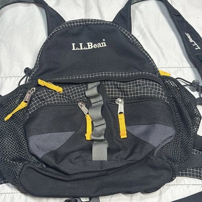 Mini Mochila LL Bean Blackhole Estilo Ripstop Continental Fin de Semana Senderismo Pack Foto 1 de 4