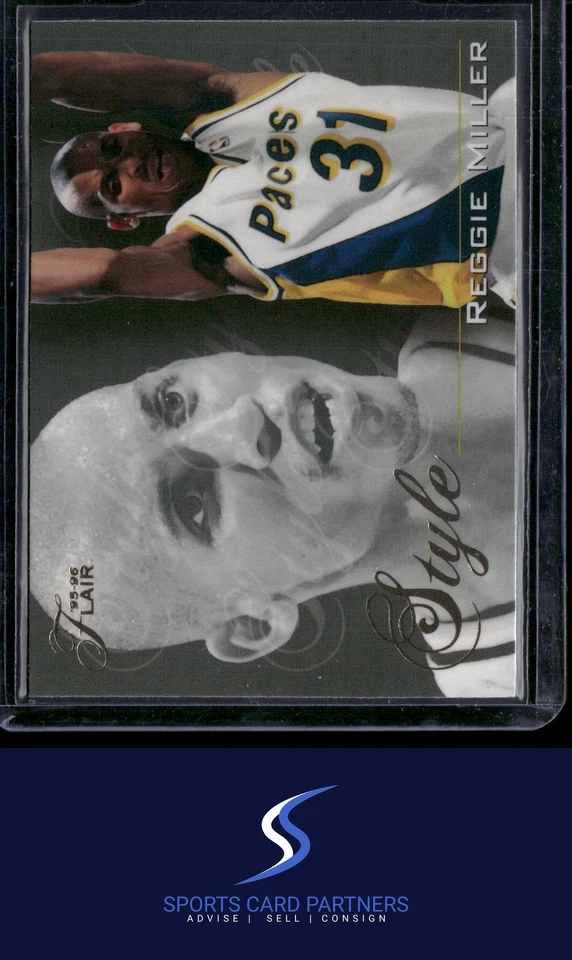 Reggie Miller 1995-96 Flair #239 Indiana Pacers - Image 1 of 2