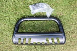 WKK Bumper Grille Front Side Black Steel Round Tubing Bumper Guard Bull Bar Push - Bild 1 von 6