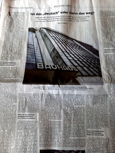 KULTURKAMPF DER AFD BESOND. IN SACHSEN-ANHALT; BAUHAUS ÜBERFLÜSSIG? v.'25 (ß - Picture 1 of 7