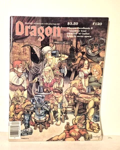 DRAGON MAGAZINE, #120, April 1987, DUNGEONS AND DRAGONS, Fantasy, Games - Picture 1 of 8