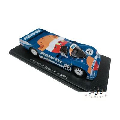Spark 1:43 Porsche 962C # 27 LM 1989 Le Mans Rally Car Model - Image 1 of 4