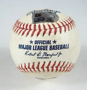 2023 Cardinals Nationals Game Used Baseball Jack Flaherty Luis Garcia RBI FlyOut - Picture 1 of 4