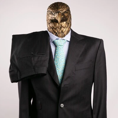 NWT $3250 PATRICK HELLMANN Pure Wool Super 100'S Suit Midnight 38US/48IT SHORT - Image 1 of 4