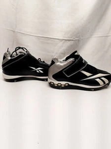 Reebok Authentic Baseball Cleats Shoes RB809-KTS 18-269445 Black Size 12 Reebok - Picture 1 of 6