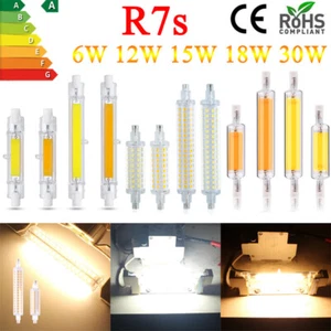 R7s COB LED 6W 12W 15W 18W 30W Bulbs 78mm 118mm Replace Halogen Lamp - Picture 1 of 16