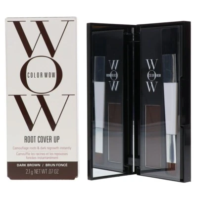 COLOR WOW / POLVO DE COBERTURA DE RAÍCES Marrón Oscuro 0.7oz NUEVO EN CAJA Foto 1 de 2