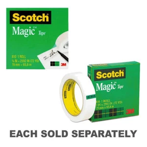 Ricarica di rotoli di dispenser Scotch Magic Tape Confezione originale con finit - Foto 1 di 3