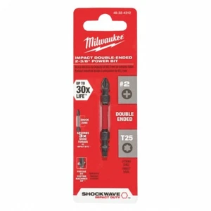 Milwaukee 48-32-4312 Impact Double-Ended Power Bit 2-3/8” - Picture 1 of 2