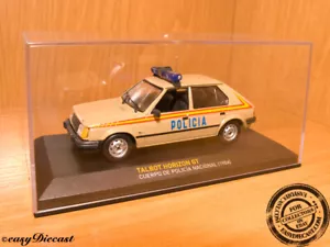 TALBOT HORIZON GT 1:43 SPAIN SPANISH POLICE 1984 - Foto 1 di 1