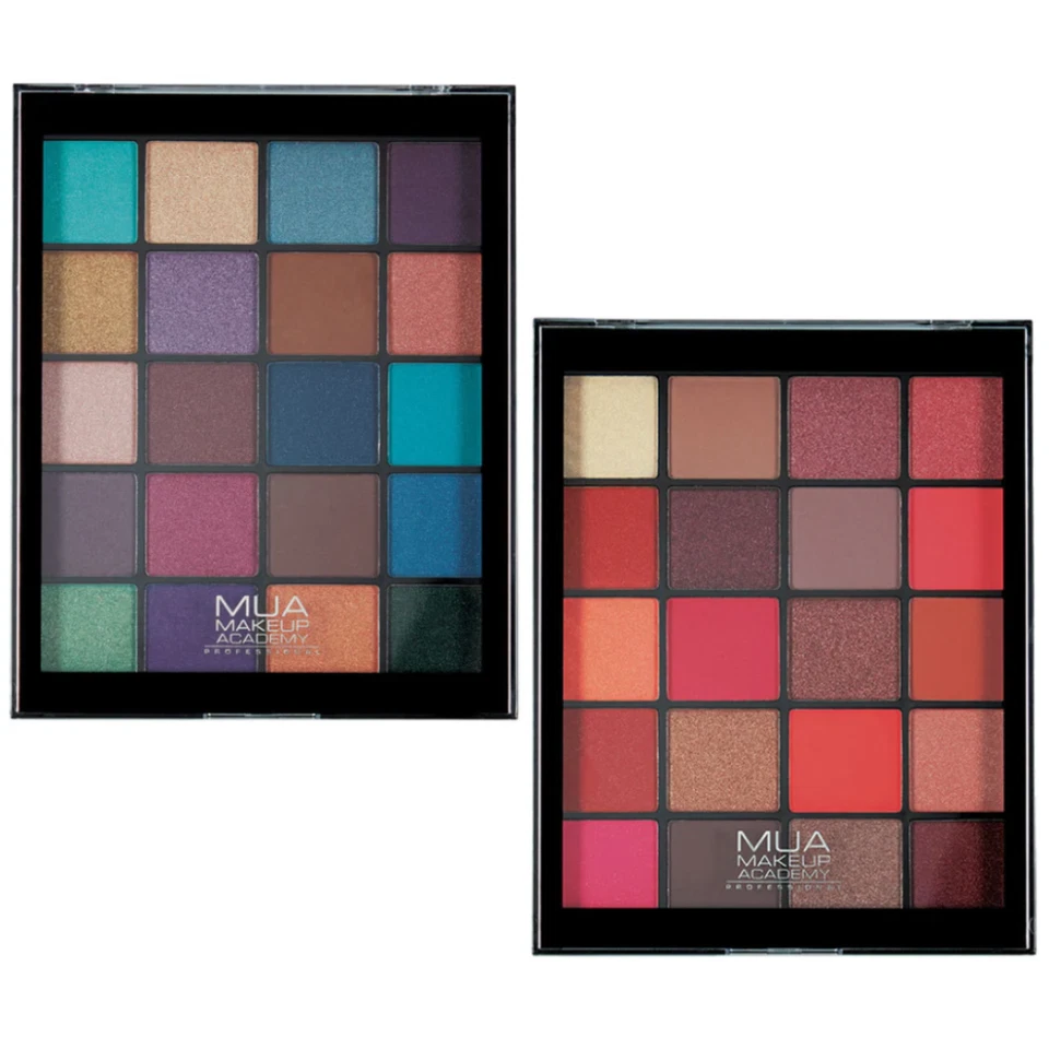 MUA 20 Shade Eye Shadow Palette Buildable Colour Talc Free Pigment - Image 1 of 1