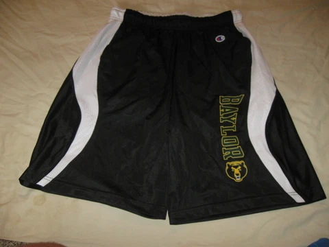 Baylor Bears Basketball Shorts Men's Large Champion NCAA Football BAY Training Cover