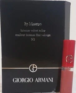 GIORGIO ARMANI Lip Maestro 501 Informal Rosa 0,05 oz Muestra Color Terciopelo Intenso - Imagen 1 de 1