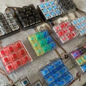 Keys Button Finger Keyboard Cap DIY Keyboard Clicker Toy New Pinch Toy Adult - Picture 1 of 16