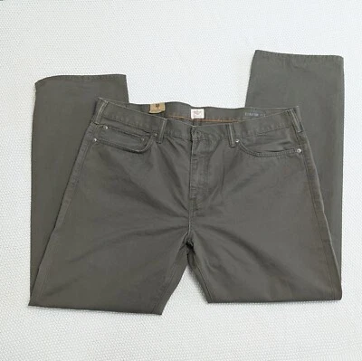 Pantalones para hombre Dockers verde oliva calce recto nuevos con etiquetas. Talla W40 L30 Foto 1 de 4