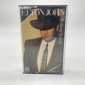 ELTON JOHN BREAKING HEARTS CASSETTE ALBUM - Picture 1 of 3