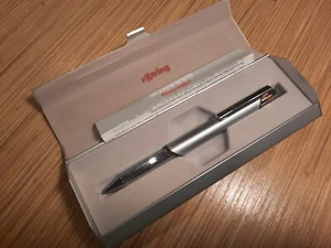 RARE ROTRING NEWTON MECHANICAL PENCIL SILVER MATTE in original box - Picture 1 of 5