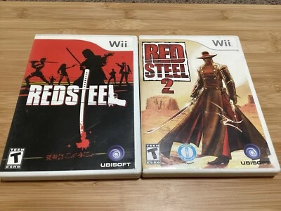 Red Steel 1 And 2 Nintendo Wii Wii U COMPLETE Ubisoft VERY GOOD CONDITION - Image 1 of 4