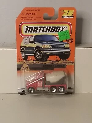1999 Matchbox #26 Series 6 Road Work Orange Peterbilt CEMENT TRUCK - NEW - Image 1 of 2