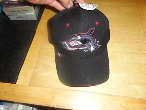 NEW VINTAGE VANCOUVER CANUCKS NHL ZEPHYR FITTED HAT CAP SIZE 7 BLACK EMBRIODERED - Bild 1 von 3
