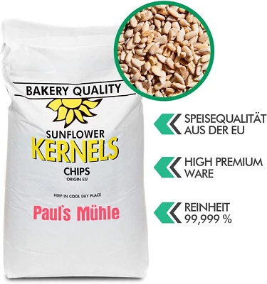 Sonnenblumenkerne geschält gehackt Speisequalität ERNTE 2025 von Paul's Mühle - Bild 1 von 3