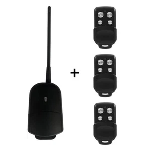 Universal Receiver for Garage Door 433.92 MHz 2 Channels 12 V - 24 V AC-DC - Picture 1 of 12