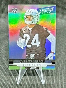 Johnathan Abram 2019 Prestige Xtra Points Gold Rookie RC Card #246 47/50