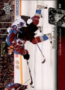 2010-11 Upper Deck Colorado Avalanche Hockey Card #294 Milan Hejduk