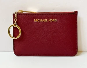 Michael Kors Jet Set Travel S TZ Coin Pouch with ID Key Holder Wallet - Picture 1 of 335