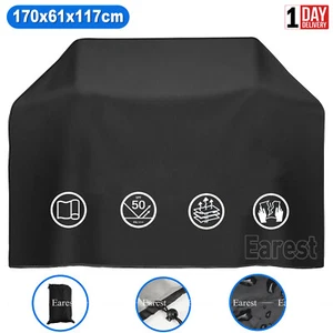 170x140x80 cm Extra Large Heavy Duty BBQ Cover Waterproof Barbecue Grill Gas - Picture 1 of 9